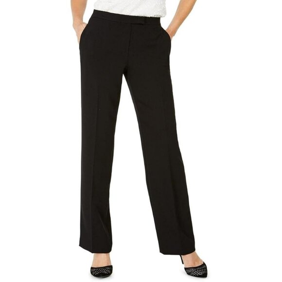 Kasper Womens Size 8 Black ab Front Pant Business Suit Separates NEW - Picture 1 of 2